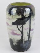 A Grimwades Byzanta Ware lustre vase standing 19cm high.