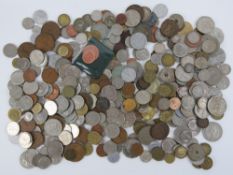 A quantity of assorted British and World coinage.