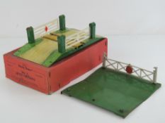 A Hornby 0 gauge number one level crossing with original box,