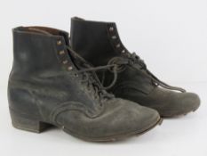 A pair of WWII German jack boots.
