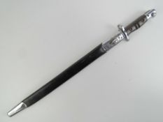 A 1907 pattern SMLE parade bayonet, blade marked for Wilkinson and measuring 43.