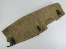 A WWII German MG42 canvas breach cover.