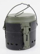 A Swedish Army mess tin with stove casing.