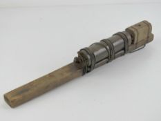 An inert French trench-made grenade.