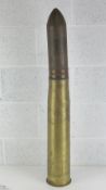 A US Military 105mm artillery shell standing 97cm high.