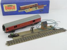 A Hornby Dublo TPO mail van set with original contents.