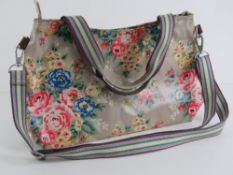 A Cath Kidson handbag, floral pattern, 42cm wide.