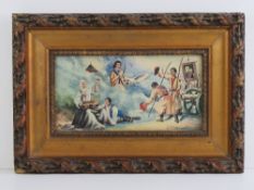 Watercolour; Russian School, early 19th century Imperial soldiers with swords,