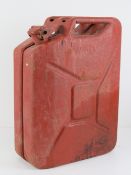 A WWII British Jerry can, having War Dep