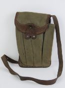 A WWII Russian PPSH-41 canvas and leathe