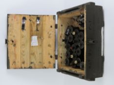 A box of twenty inert RG-42 grenades with pins.