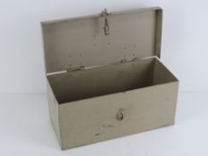 A WWII British armoured vehicle grenade box.