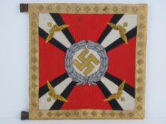 A replica WWII German car pennant.