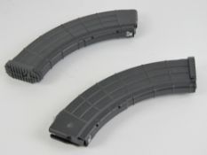 Two RPK Waffel 40 round Polymer magazines in un-issued condition.