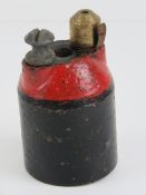 An inert WWI French VB grenade, marked RV.