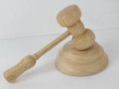 The Royal Antediluvian Order of Buffaloes (RAOB); a ceremonial gavel and block.