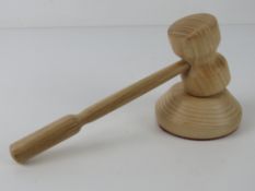 The Royal Antediluvian Order of Buffaloes (RAOB); a ceremonial gavel and block.