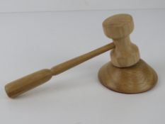 The Royal Antediluvian Order of Buffaloes (RAOB); a ceremonial gavel and block.