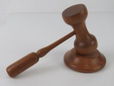 The Royal Antediluvian Order of Buffaloes (RAOB); a ceremonial gavel and block.