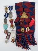 Masonic; A quantity of assorted medal jewels including Steward 1974, Vice Patron,