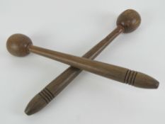 The Royal Antediluvian Order of Buffaloes (RAOB); a a pair of ceremonial gavels and single block.