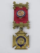 The Royal Antediluvian Order of Buffaloes (RAOB); a HM silver jewel medal on ribbon,