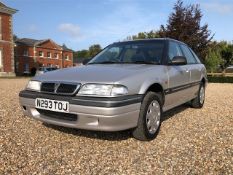 A 1995 Rover 220 SLi, ONLY 22575 MILES! Buyers premium 8% + VAT.