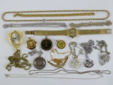 A quantity of jewellery and watches inc
