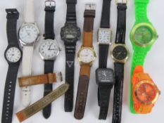 A quantity of assorted wristwatches incl