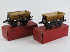 Two Hornby trains 0 gauge number one sid