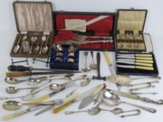 A cut glass perfume bottle having HM sil