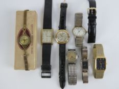 A quantity of assorted wristwatches incl