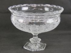 A fine quality lead crystal cut glass pe