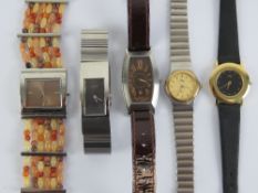 A Guess ladies stainless steel wristwatc