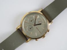 DKNY; a 'rose gold' stainless steel wris