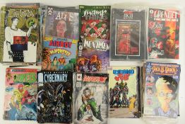 A quantity of assorted c1990s comic books including Legends of the DC Universe, Swamp Thing,