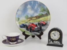 1950 Grand Prix; a Coalport decorative plate designed by Gordon Davis,