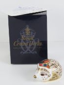 Royal Crown Derby Paperweight; a Signature Edition Goviers of Sidmouth 1211/1500 'Bramble',