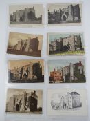 A quantity of vintage postcards and photo cards of the Abbey Gateway, twenty-four in total.