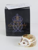Royal Crown Derby Paperweight; a Signature Edition Goviers of Sidmouth 1211/1500 Ivy',