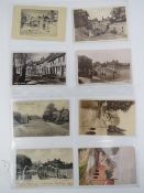 Thirteen vintage post cards and photo cards depicting St Michael's Village and Fishpool Street.