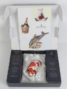 Royal Crown Derby Paperweight; a Collectors Guild Exclusive 'Puppy', gold stopper or button,