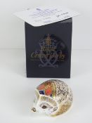 Royal Crown Derby Paperweight; a Signature Edition Goviers of Sidmouth 1211/1500 'Hawthorne',
