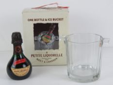 Moet & Chandon; a Petit Liquorelle (200ml) with branded ice bucket, within box.