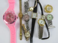 A quantity of ladies wrist watches including; Tissot, Sekonda, stainless steel Sekonda,