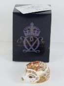 Royal Crown Derby Paperweight; a Signature Edition Goviers of Sidmouth 1211/1500 'Mistletoe',