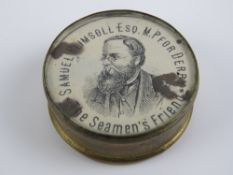 A Derby Cooperative Providence Society miniature brass 36