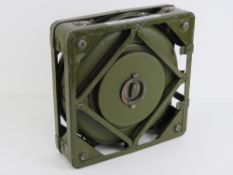 An inert US M6 Anti-tank mine in transit