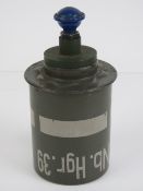 A reproduction WWII German stick grenade