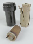 A WWII German bakelite fuse and fuse pot